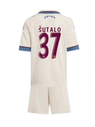 Otroški Nogometna dresi kompleti poceni Ajax Josip Sutalo #37 Tretji 2025-26