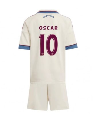 Otroški Nogometna dresi kompleti poceni Ajax Oscar Gloukh #10 Tretji 2025-26