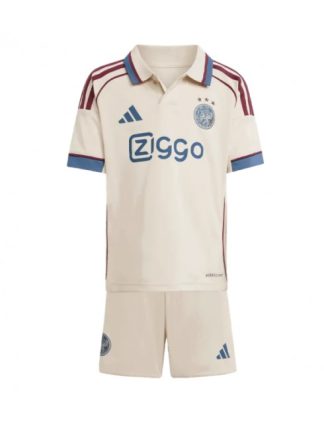 Otroški Nogometna dresi kompleti poceni Ajax Tretji 2025-26