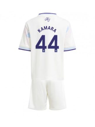 Otroški Nogometna dresi kompleti poceni Aston Villa Boubacar Kamara #44 Tretji 2025-26