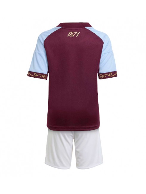 Otroški Nogometna dresi kompleti poceni Aston Villa Domači 2025-26