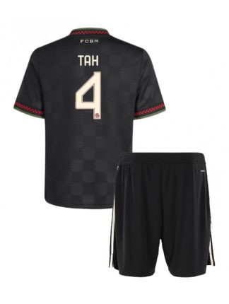 Otroški Nogometna dresi kompleti poceni Bayern Munich Jonathan Tah #4 Tretji 2025-26