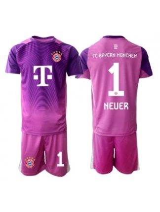 Otroški Nogometna dresi kompleti poceni Bayern Munich Manuel Neuer #1 Vratar Tretji 2025-26