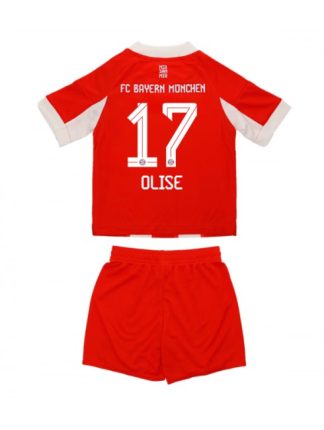 Otroški Nogometna dresi kompleti poceni Bayern Munich Michael Olise #17 Domači 2025-26