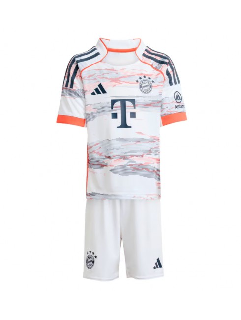 Otroški Nogometna dresi kompleti poceni Bayern Munich Nicolas Jackson #11 Gostujoči 2025-26