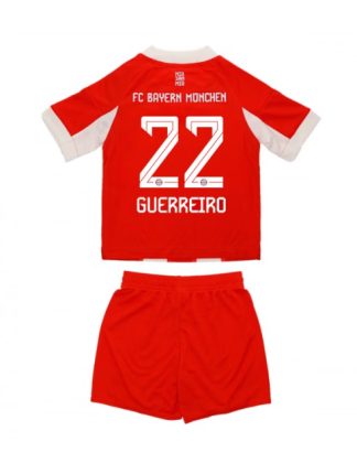 Otroški Nogometna dresi kompleti poceni Bayern Munich Raphael Guerreiro #22 Domači 2025-26