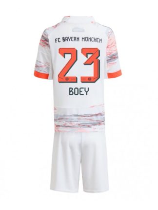 Otroški Nogometna dresi kompleti poceni Bayern Munich Sacha Boey #23 Gostujoči 2025-26