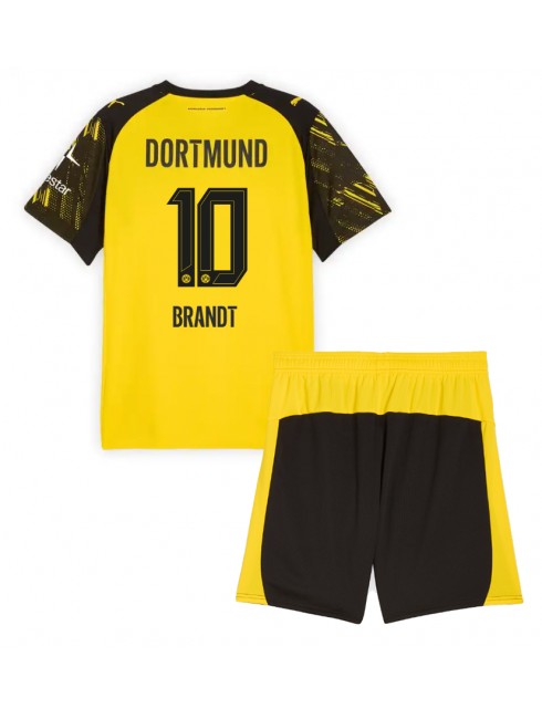 Otroški Nogometna dresi kompleti poceni Borussia Dortmund Julian Brandt #10 Domači 2025-26