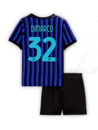 Otroški Nogometna dresi kompleti poceni Inter Milan Federico Dimarco #32 Domači 2025-26
