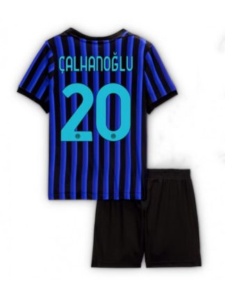Otroški Nogometna dresi kompleti poceni Inter Milan Hakan Calhanoglu #20 Domači 2025-26