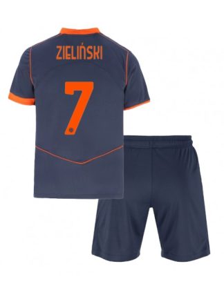 Otroški Nogometna dresi kompleti poceni Inter Milan Piotr Zielinski #7 Tretji 2025-26