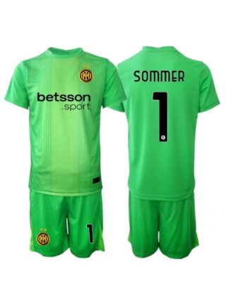 Otroški Nogometna dresi kompleti poceni Inter Milan Yann Sommer #1 Vratar Tretji 2025-26