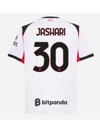 Moški Nogometna dresi poceni AC Milan Ardon Jashari #30 Gostujoči 2025-26 Kratek rokav