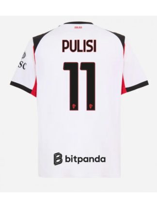 Moški Nogometna dresi poceni AC Milan Christian Pulisic #11 Gostujoči 2025-26 Kratek rokav