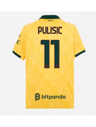 Moški Nogometna dresi poceni AC Milan Christian Pulisic #11 Tretji 2025-26 Kratek rokav