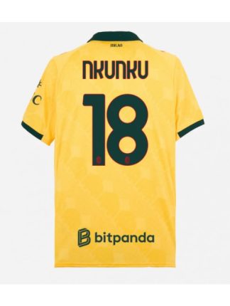 Moški Nogometna dresi poceni AC Milan Christopher Nkunku #18 Tretji 2025-26 Kratek rokav