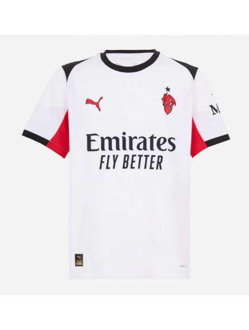 Moški Nogometna dresi poceni AC Milan Fikayo Tomori #23 Gostujoči 2025-26 Kratek rokav