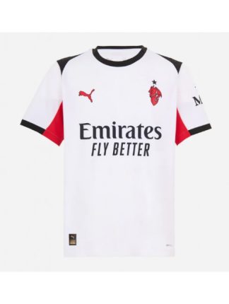 Moški Nogometna dresi poceni AC Milan Gostujoči 2025-26 Kratek rokav