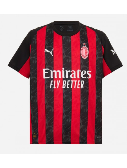 Moški Nogometna dresi poceni AC Milan Luka Modric #14 Domači 2025-26 Kratek rokav