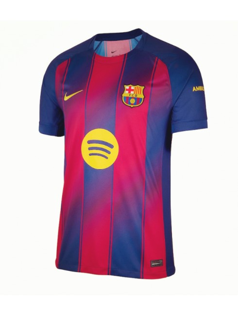 Moški Nogometna dresi poceni Barcelona Alejandro Balde #3 Domači 2025-26 Kratek rokav