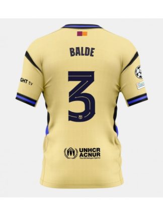 Moški Nogometna dresi poceni Barcelona Alejandro Balde #3 Gostujoči 2025-26 Kratek rokav