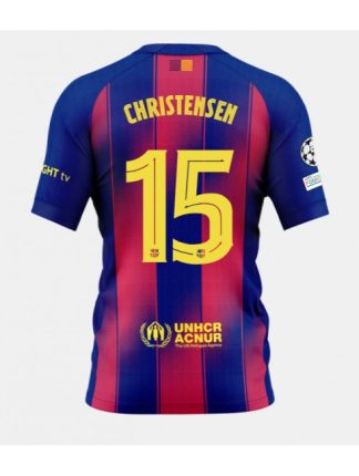 Moški Nogometna dresi poceni Barcelona Andreas Christensen #15 Domači 2025-26 Kratek rokav