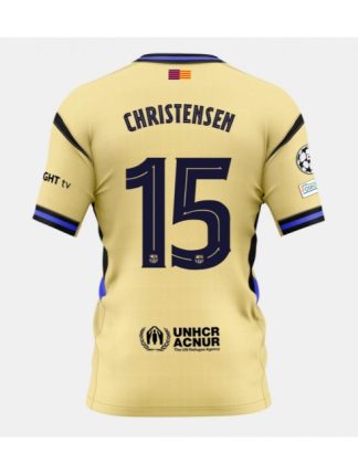 Moški Nogometna dresi poceni Barcelona Andreas Christensen #15 Gostujoči 2025-26 Kratek rokav