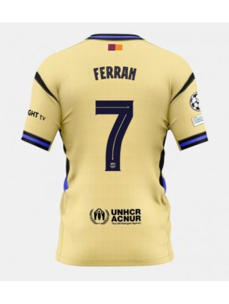 Moški Nogometna dresi poceni Barcelona Ferran Torres #7 Gostujoči 2025-26 Kratek rokav