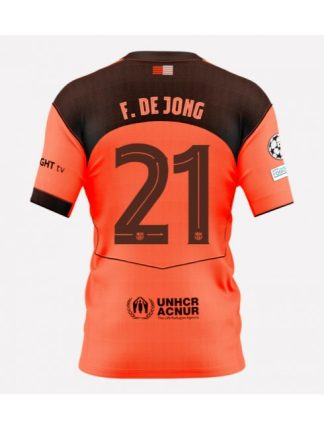 Moški Nogometna dresi poceni Barcelona Frenkie de Jong #21 Tretji 2025-26 Kratek rokav