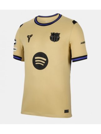 Moški Nogometna dresi poceni Barcelona Gostujoči 2025-26 Kratek rokav