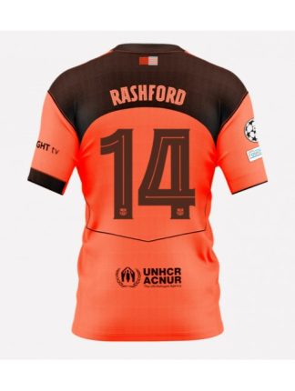 Moški Nogometna dresi poceni Barcelona Marcus Rashford #14 Tretji 2025-26 Kratek rokav
