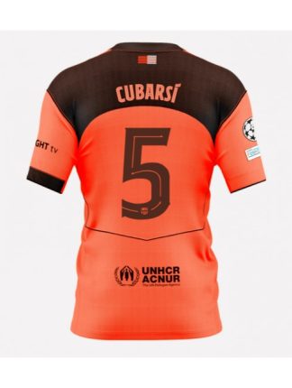 Moški Nogometna dresi poceni Barcelona Pau Cubarsi #5 Tretji 2025-26 Kratek rokav