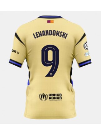 Moški Nogometna dresi poceni Barcelona Robert Lewandowski #9 Gostujoči 2025-26 Kratek rokav
