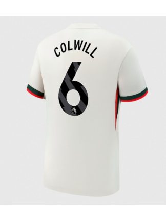 Moški Nogometna dresi poceni Chelsea Levi Colwill #6 Gostujoči 2025-26 Kratek rokav