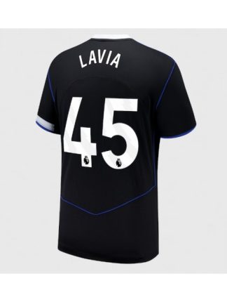Moški Nogometna dresi poceni Chelsea Romeo Lavia #45 Tretji 2025-26 Kratek rokav