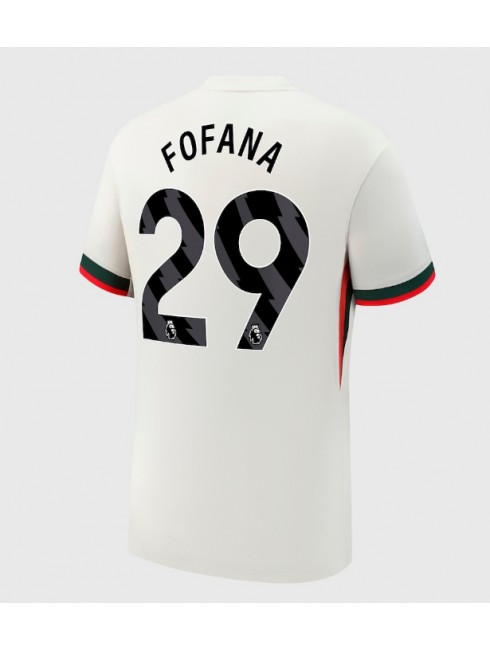 Moški Nogometna dresi poceni Chelsea Wesley Fofana #29 Gostujoči 2025-26 Kratek rokav