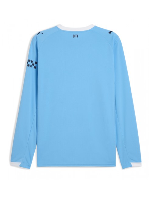 Moški Nogometna dresi poceni Manchester City Domači 2025-26 Dolgi rokav