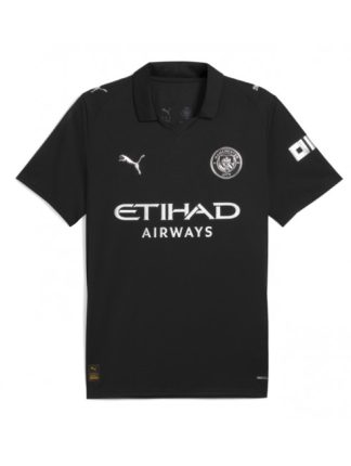 Moški Nogometna dresi poceni Manchester City Gostujoči 2025-26 Kratek rokav