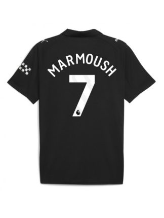Moški Nogometna dresi poceni Manchester City Omar Marmoush #7 Gostujoči 2025-26 Kratek rokav