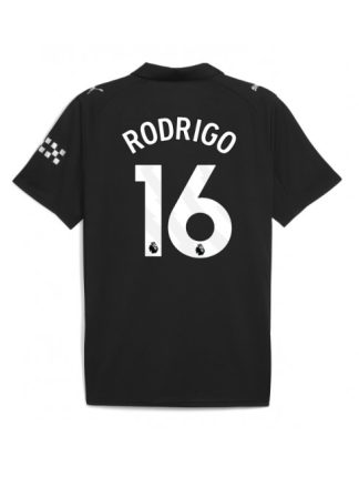 Moški Nogometna dresi poceni Manchester City Rodri Hernandez #16 Gostujoči 2025-26 Kratek rokav