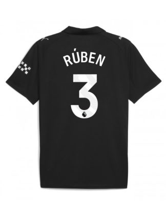 Moški Nogometna dresi poceni Manchester City Ruben Dias #3 Gostujoči 2025-26 Kratek rokav