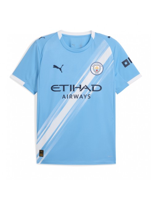 Moški Nogometna dresi poceni Manchester City Tijjani Reijnders #4 Domači 2025-26 Kratek rokav