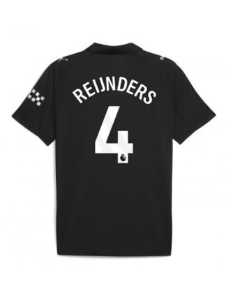 Moški Nogometna dresi poceni Manchester City Tijjani Reijnders #4 Gostujoči 2025-26 Kratek rokav