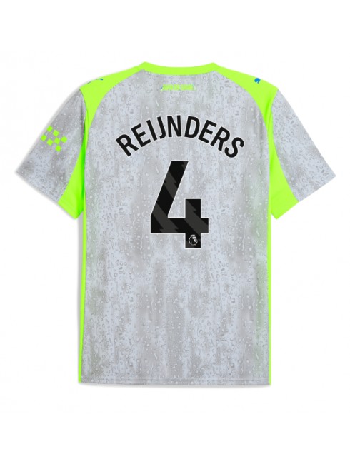Moški Nogometna dresi poceni Manchester City Tijjani Reijnders #4 Tretji 2025-26 Kratek rokav