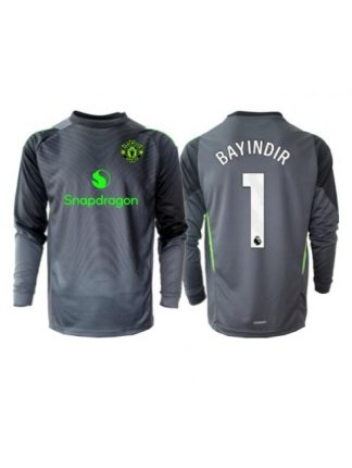 Moški Nogometna dresi poceni Manchester United Altay Bayindir #1 Vratar Gostujoči 2025-26 Dolgi rokav