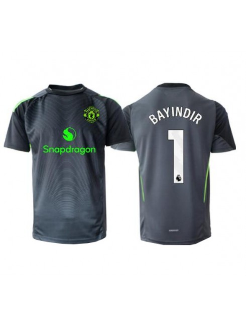 Moški Nogometna dresi poceni Manchester United Altay Bayindir #1 Vratar Gostujoči 2025-26 Kratek rokav