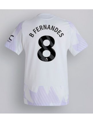 Moški Nogometna dresi poceni Manchester United Bruno Fernandes #8 Gostujoči 2025-26 Kratek rokav