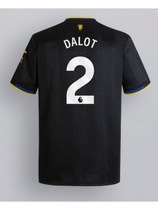Moški Nogometna dresi poceni Manchester United Diogo Dalot #2 Tretji 2025-26 Kratek rokav