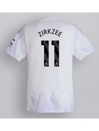 Moški Nogometna dresi poceni Manchester United Joshua Zirkzee #11 Gostujoči 2025-26 Kratek rokav