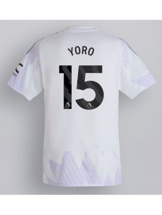 Moški Nogometna dresi poceni Manchester United Leny Yoro #15 Gostujoči 2025-26 Kratek rokav